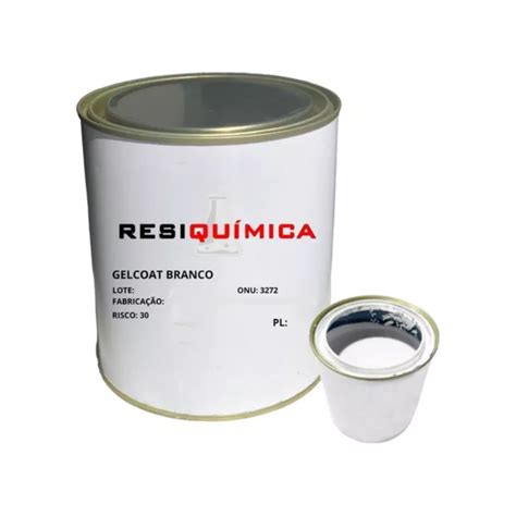Gel Coat Fibra De Vidro - Gel Coat Branco P/ Banheiras De Fibra De Vidro - 1.012kg | Shopee Brasil