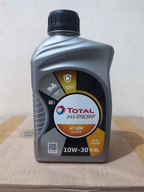 Oli Motor Matic Total Hi Perf 500 Scooter Matic 10W 30 800ml Lazada