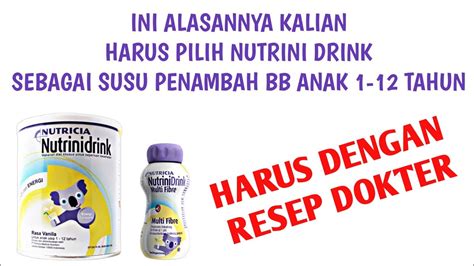 REVIEW SUSU NUTRINIDRINK UNTUK MENAIKAN BB ANAK YouTube