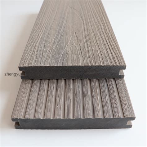 Realistic Wood Texture Solid Wpc Floor Co Extrusion Wpc Decking Plastic