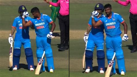 SA V IND 2023 24 WATCH Sanju Samsons Bicep Celebration After