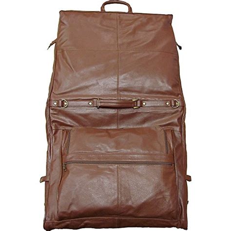 Amerileather Leather Three Suit Garment Bagbrownus