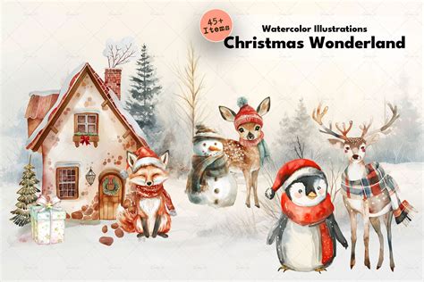 Winter Wonderland Christmas Animals - Design Cuts