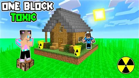 Toxic One Block ΣΤΟ Minecraft Youtube