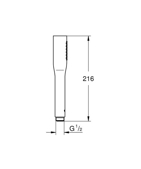 Grohe Euphoria Cosmopolitan Handdouche Douchekop Cool Sunrise Goud