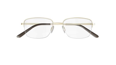 Comfit Mens Glasses Milton Gold Rectangle Metal Stainless Steel