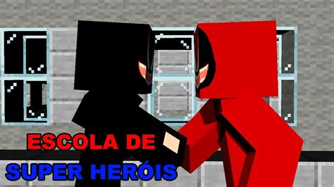 Minecraft Escola De Super Her Is Venom E Carnificina Juntos