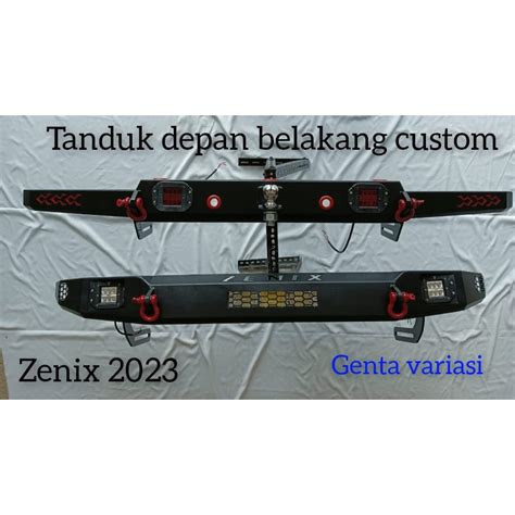 Jual Bumper Mobil Offroad Custom Plus LED Towing Pengaman Belakang Dan