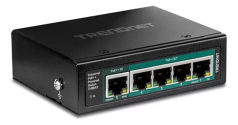 Interruptor De Riel Din Industrial Gigabit Poe De 5 Puertos Envío gratis