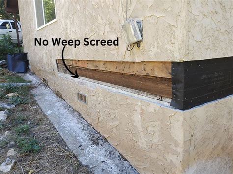 What Is Stucco Weep Screed How Is It Used Off