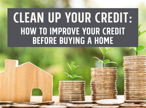 Clean Up Your Credit How To Improve Your Credit Before Buying A Home