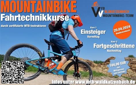 25 Februar 2024 Fahrtechnik Kurs für Mountainbiker KATZENPFAD DE