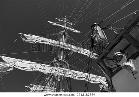 Amerigo Vespucci Sailing Ship Navy Built Stock Photo 2213182559