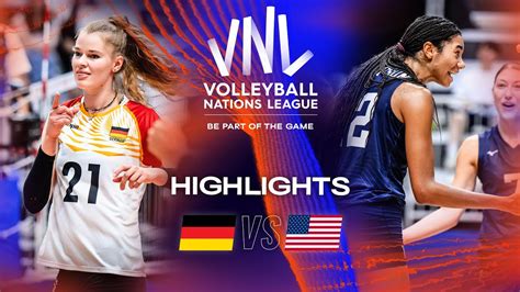 Ger Vs Usa Highlights Week Women S Vnl