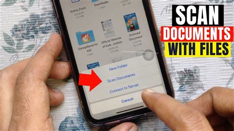 How To Scan Documents With Files App In Iphone Youtube