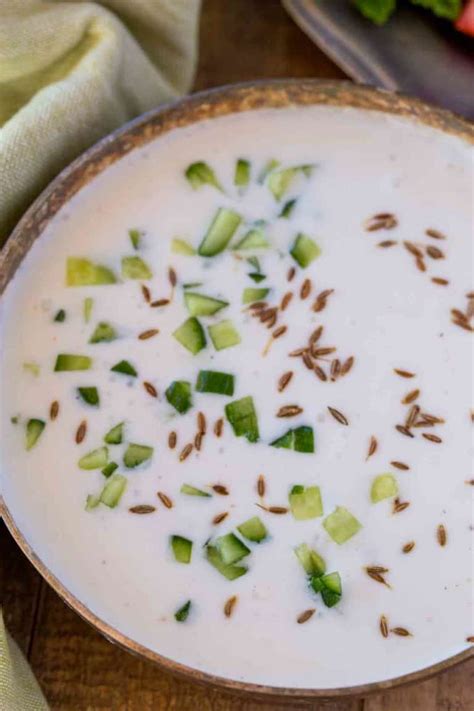 Indian Raita Dinner Then Dessert