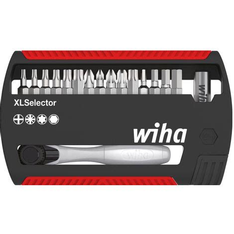 Wiha Bit Set XLSelector Standard 25 Mm Gemischt 16 Tlg Mit Bitratsche