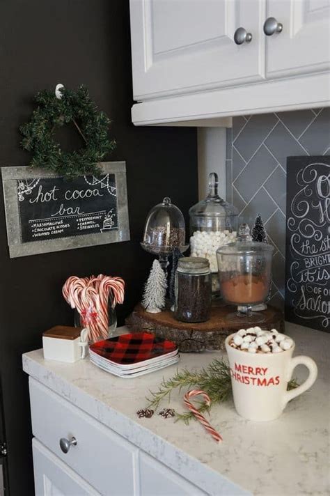 75 DIY Christmas Hot Cocoa Bar Ideas Lady Decluttered Classy