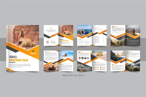 Travel Brochure Template Design Layout Graphic by Pavel_design ...