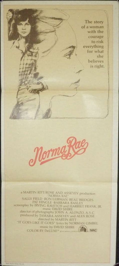 All About Movies - Norma Rae Movie Poster Original Daybill Sally Field