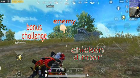 Bonus Challenge Interesting Gameplay In Pubg Mobile Youtube