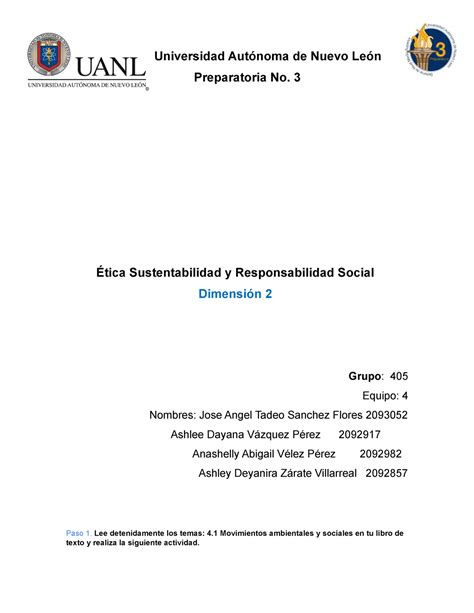 EQ ESy RS D2 Universidad Autónoma de Nuevo León Preparatoria