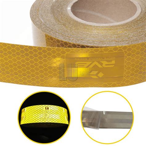 Yellow Color Reflective Conspicuity Tape Self Adhesive Ece 104r 001059 Standard