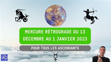 Mercure R Trograde Du D Cembre Au Janvier Pour Tous Les