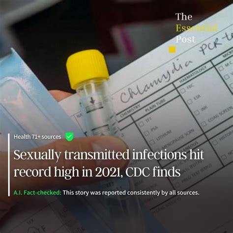 Sexually Transmitted Infections Hit Record High In 2021 Cdc Finds R Essentialpost