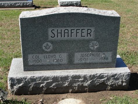 Col Lloyd G Shaffer M Morial Find A Grave