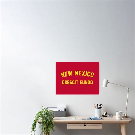 The New Mexico Motto State Motto Of New Mexico Poster By