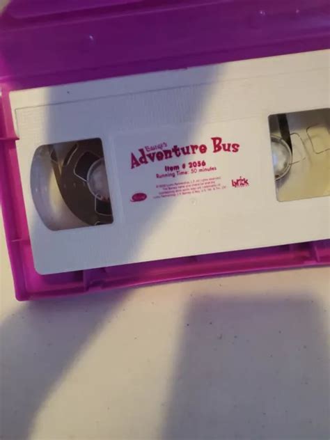 BARNEY BARNEYS Adventure Bus VHS 1997 Clam Shell EUR 7 94