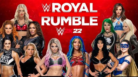 30 Women Royal Rumble WWE 2K22 YouTube