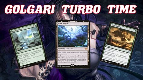 Golgari Turbo Time Legacy Green Black Turbo Dark Depths Combo Mtg