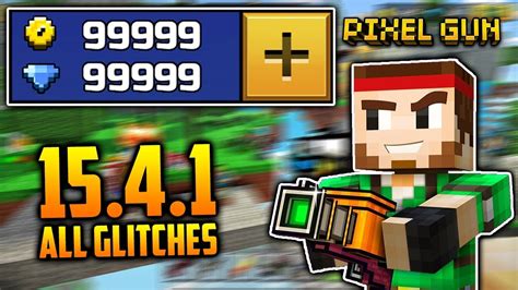 GLITCHES IN PIXEL GUN 3D FREE GEMS 15 4 1 YouTube