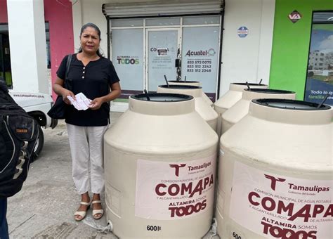 Comapa Altamira Entrega Tinacos A Bajo Costo En Miramar Y Arboledas