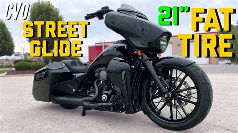 Harley Street Glide Fat Tire Custom Bagger Youtube