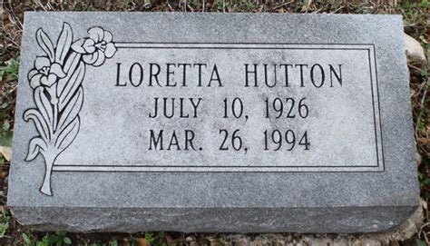 Loretta Jean Hutton 1926 1994 Find A Grave Memorial