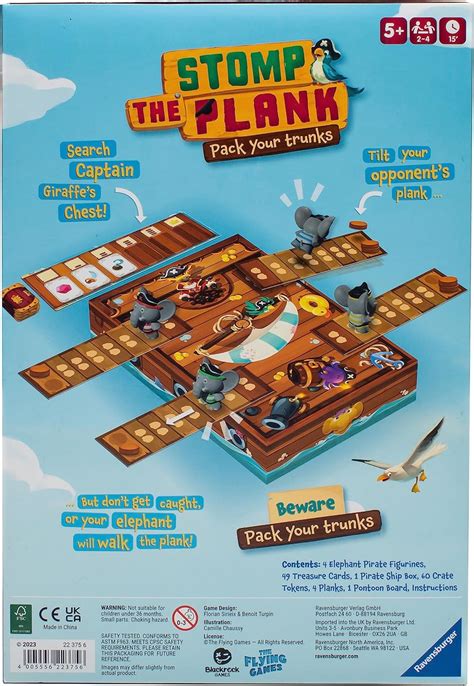 Ravensburger Stomp The Plank Board Game Puzzled Gamer