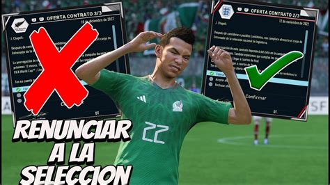 Como Renunciar A La SelecciÓn Nacional En Modo Carrera Fifa 23 Youtube