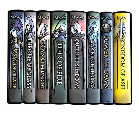 Throne Of Glass Book Set Sticker Etsy