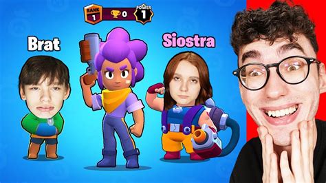 Zagraliśmy w BRAWL STARS z Rodzeństwem Pierwszy Raz YouTube