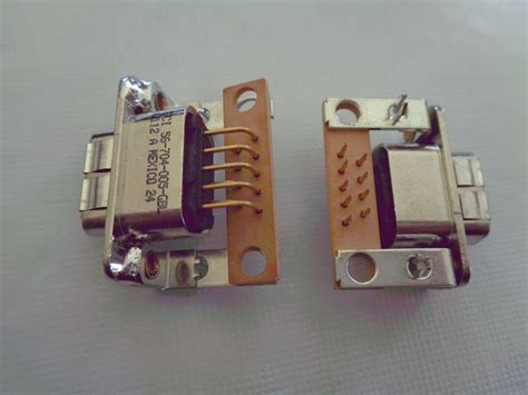 Sci D Sub Connector W Emi Db Female Pcb Mount Piece