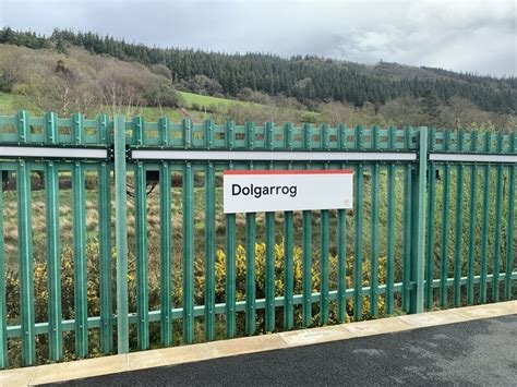 Dolgarrog Station Sign Richard Hoare Geograph Britain And Ireland