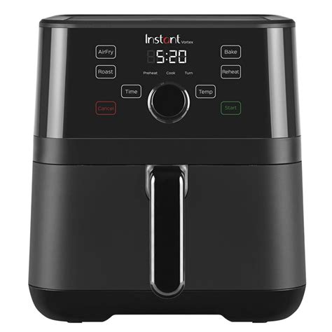 Instant Pot 57 Qt Black Vortex Air Fryer 140 3082 01 The Home Depot