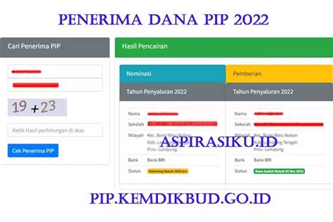 Cara Cek Nama Penerima Dana PIP 2022 Yang Cair Di Desember 2022