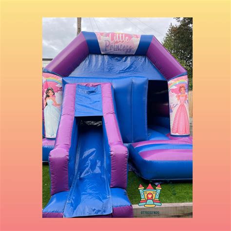 Princess Theme Bouncy Castle Frozen Combi Castle Manchester Bouncy