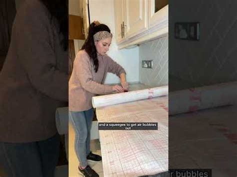 How To Apply Dc Fix Contact Paper Budget Kitchen Makeover Peel And