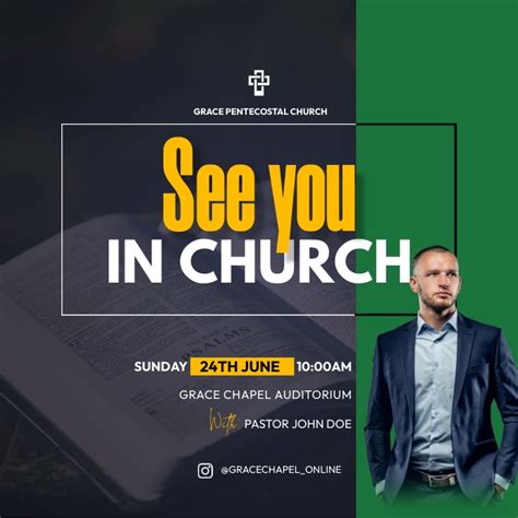 Copy Of See You In Church Postermywall