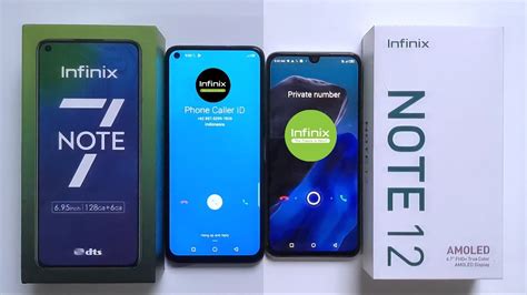 Infinix Note 7 VS Infinix Note 12 Incoming Call Outgoing Call YouTube